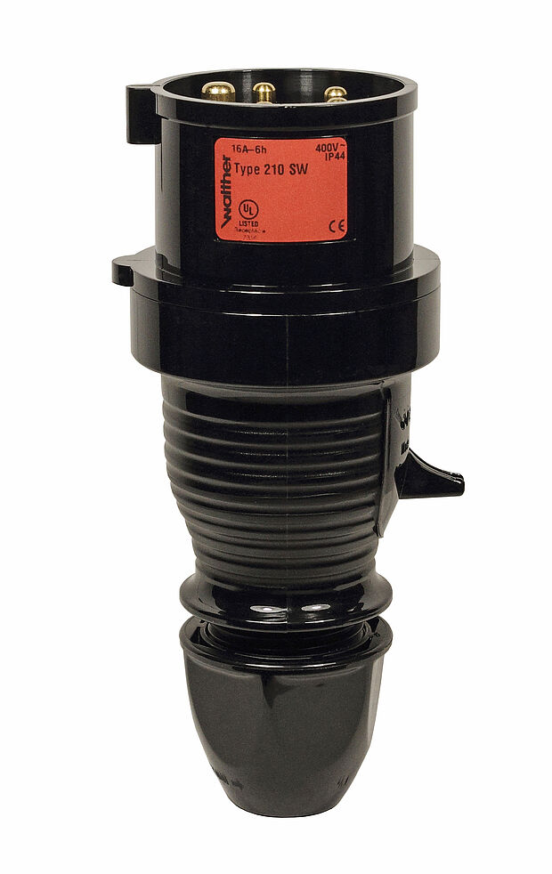 Lot De 5 Prises Mâles 2P+T Walther-Werke - Prise De Courant Industrielle, Référence 10039